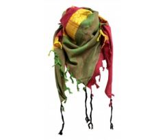 Arafat scarf - Rasta Multicolor (šatka) I CDAQUARIUS.COM Rock Shop