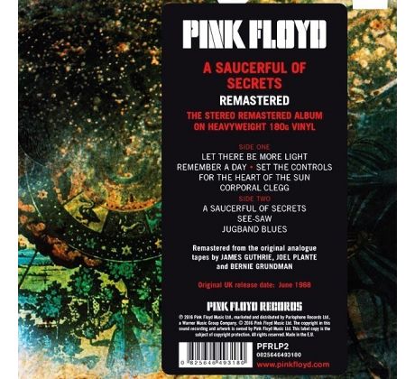 PINK FLOYD - A Saucerful Of Secrets / LP