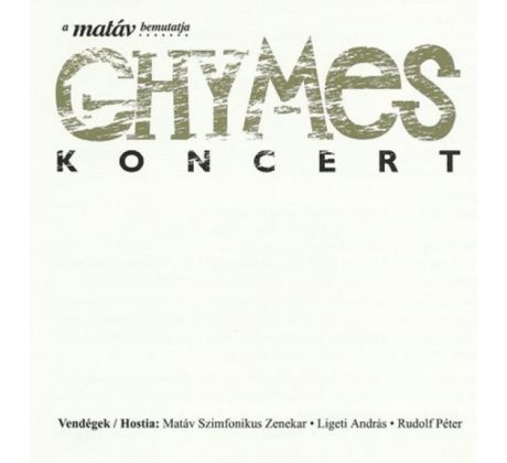 Ghymes - Koncert Live (CD) audio CD album