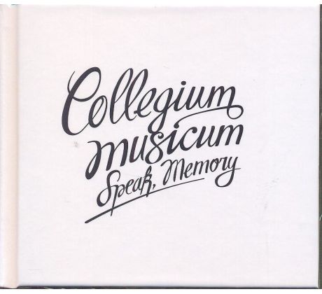 Collegium Musicum -  Speak, Memory (CD+DVD) audio CD album