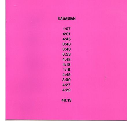 Kasabian - 48:13 (CD) audio CD album