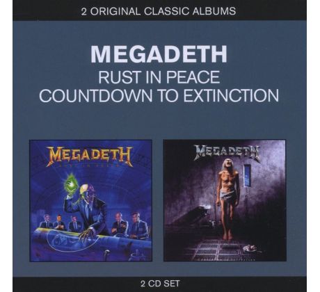 Megadeth - Rust In Peace + Countdown To Extinction (2CD) audio CD album