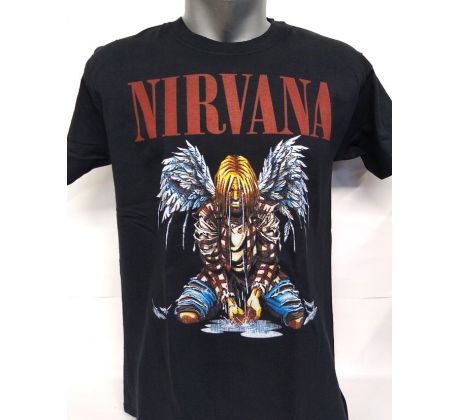 Tričko Nirvana - Kurt Cobain - Angel (t-shirt)