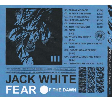 White Jack - Fear Of The Dawn (CD) Audio CD album