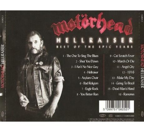 Motorhead - Hellraiser - Best Of The Epic Years (CD) Audio CD album