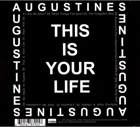 Augustines - This Is Your Life (CD) Audio CD album