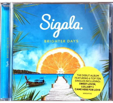 Sigala - Brighter Days (CD) audio CD album