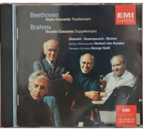 Beethoven / Brahms - Triple Concerto / Double Concerto (CD) Audio CD album