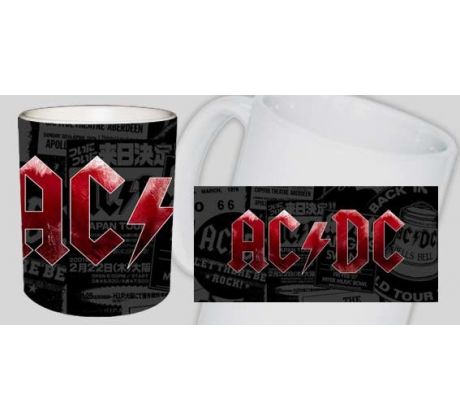 AC/DC - Newspaper (mug/ hrnček) I CDAQUARIUS.COM Rock Shop