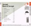 Accept - Best Of (CD) Audio CD album