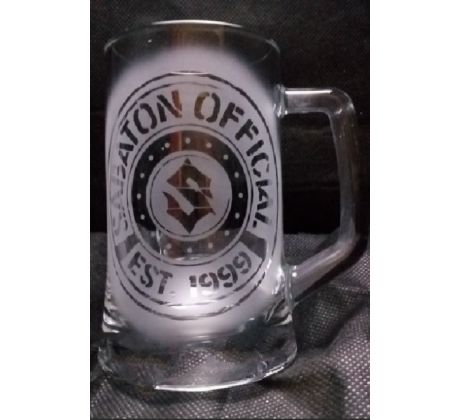 Pivný krígeľ Sabaton - Est 1999 (Beer mug glass)