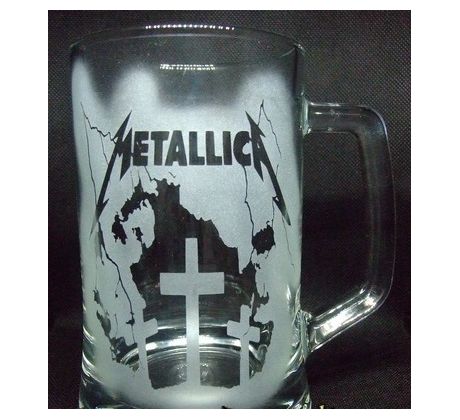 Metallica - Master Of Puppets (Beer mug glass)