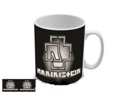 Rammstein - Grey Logo (mug/ hrnček) I CDAQUARIUS.COM Rock Shop