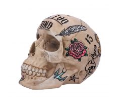 Lebka - Tattoo Fund (Bone Skull) (gothic) ozdobné gotické poháre, figúrky a lebky