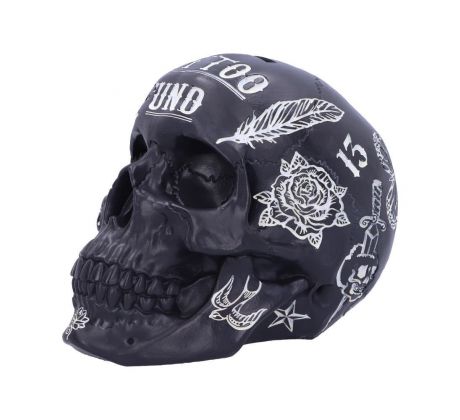 Lebka - Tattoo Fund (Black Skull) (gothic)