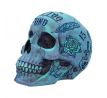 Lebka - Tattoo Fund (Blue Skull) (gothic) ozdobné gotické poháre, figúrky a lebky