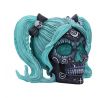 Lebka - Witchy Doll Skull (Blue) (gothic) ozdobné gotické poháre, figúrky a lebky