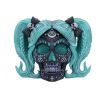 Sjull - Witchy Doll Skull (Blue) (gothic) ozdobné gotické poháre, figúrky a lebky