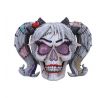 Lebka - Witchy Doll Skull (Grey) (gothic) ozdobné gotické poháre, figúrky a lebky