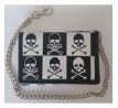 Wallet - Black/White - Skull (peňaženka)