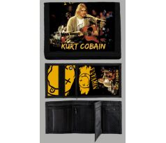 Nirvana - Kurt Cobain Live Smile (wallet/ peňaženka) CDAQUARIUS.COM Rock Shop