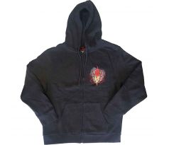 mikina Slipknot - Burn Me Away / Grey (Zip Hoodie)