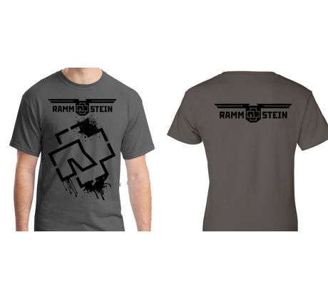 tričko Rammstein - We Are The Army - šedé (t-shirt)