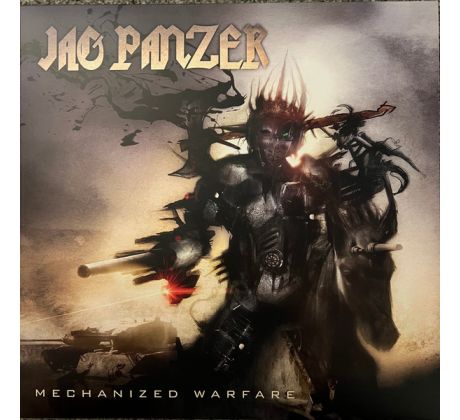 Jag Panzer - Mechanized Warfare - Orange/ Black Marbled Vinyl / LP Vinyl