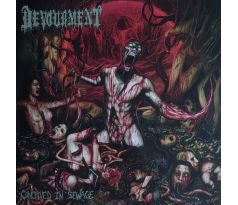 Devourment - Conceived In Sewage - Tri Colour Merge Vinyl / LP Vinyl