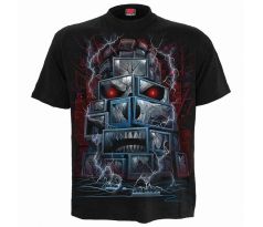 tričko Spiral Death By TV (men´s t-shirt) I Dark Goth t-shirts