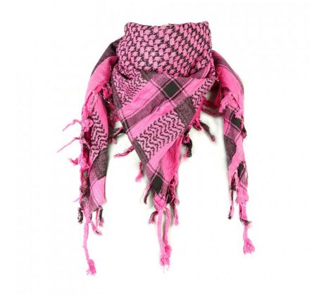 Arafat scarf - Black & Pink (šatka) I CDAQUARIUS.COM Rock Shop