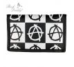 Wallet - Black & White - ANARCHY I CDAQUARIUS.COM Rock Shop